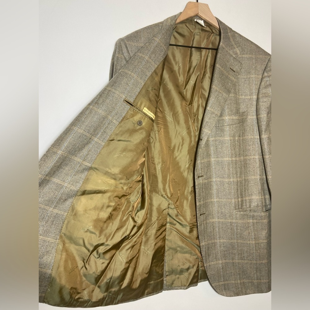 KITON Mitchells 100% Cashmere Men's Napoli Blazer 44 US UK 54 Sport Coat - Picture 8 of 13